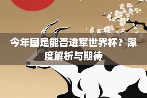 今年国足能否进军世界杯?深度解析与期待永康市本千工贸有限公司