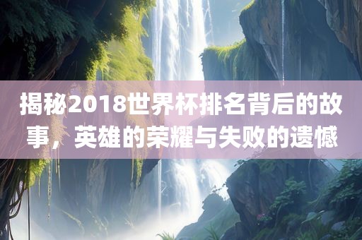揭秘2018世界杯排名背后的故事,英雄的荣耀与失败的遗憾