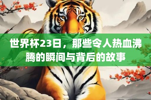 世界杯23日，那些令人热血沸腾的瞬间与背后的故事永康市本千工贸有限公司