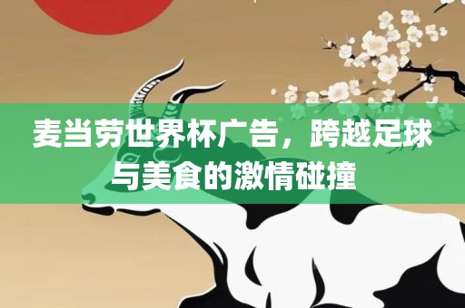 麦当劳世界杯广告,跨越足球与美食的激情碰撞永康市本千工贸有限公司
