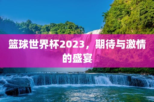 篮球世界杯2023,期待与激情的盛宴