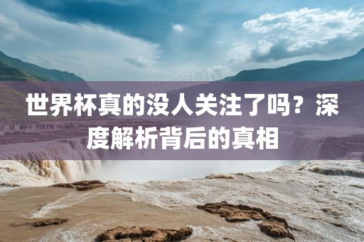 世界杯真的没人关注了吗？深度解析背后的永康市本千工贸有限公司真相