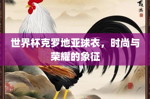 世界杯克罗地亚球衣，时尚与荣耀的象征永康市本千工贸有限公司