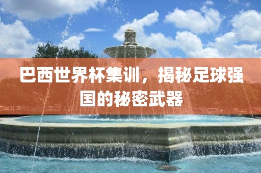 巴西世界杯集训,揭秘足球强国的秘密武器永康市本千工贸有限公司