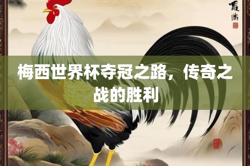 梅西世界杯夺冠之路，传奇之战的胜利